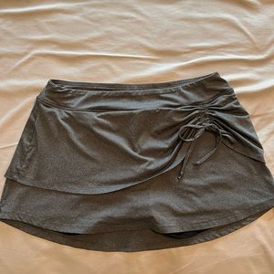 Grey workout skort